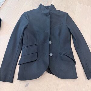 rag & bone Black Slade Wool Blazer
